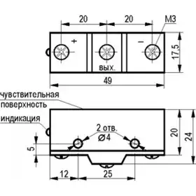 Индуктивный датчик ТЕКО ISB I10A-32N-5-LZ