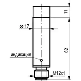 Индуктивный датчик ТЕКО ISN GC4A-31N-8-LZS4