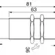 Индуктивный датчик расстояния EGE-Elektronik IGA 010 GI