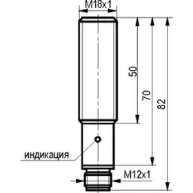 Индуктивный датчик ТЕКО ISB AC41A-43P-5-LZS4-C