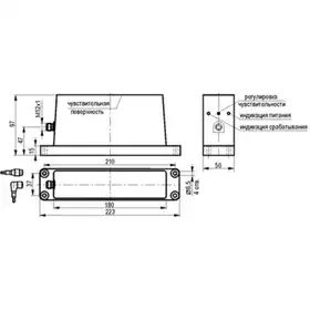 Индуктивный датчик ТЕКО ISN IC15P5-02G-R100E-LS27