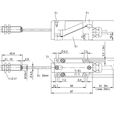 RFID головка чтения/записи Balluff BIS L-405-037-003-05-MU