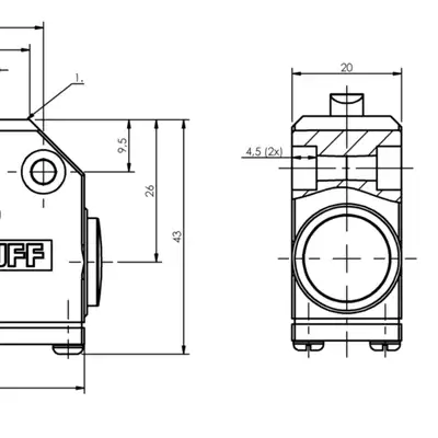 Одиночный выключатель Balluff BNS 813-99-D-39