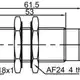 Индуктивный датчик расстояния LANBAO LR18XCF05LUM