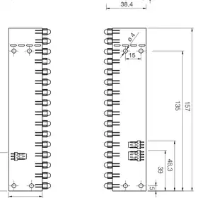 Световая завеса DATASENSING NX16SR/XCN-AT10