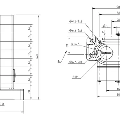 Блочный выключатель Balluff BNS 819-D08-R16-62-10-FE