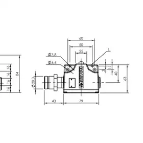 Блочный выключатель Balluff BNS 819-B04-D16-61-16-10-S90R