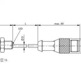 Индуктивный датчик Balluff BES 516-324-E4-C-S4-00,5