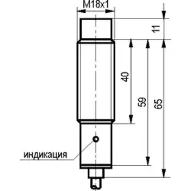 Индуктивный датчик расстояния ТЕКО ISAN E41A-43P-8-P