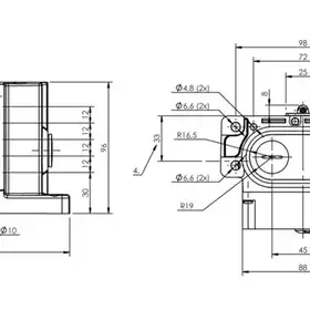 Блочный выключатель Balluff BNS 819-D05-R12-62-10-FE