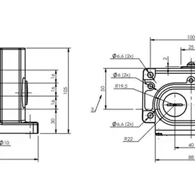 Блочный выключатель Balluff BNS 819-D04-K16-100-10
