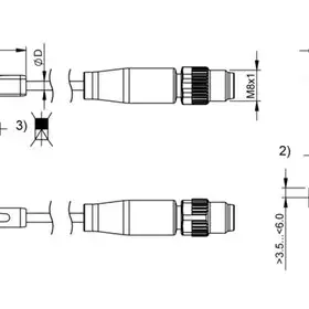 Магнитный датчик для цилиндра Balluff BMF 415KW-HAKKI-W-5-P3-S75-00,3