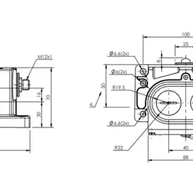 Блочный выключатель Balluff BNS 819-D02-D16-100-10-FE-S80R