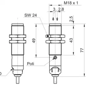 Оптический датчик Baumer OR18.RL-PV1P.7BCV