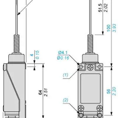 Kонцевой выключатель Telemecanique XCE106C