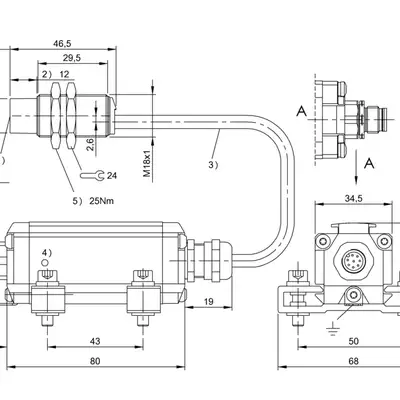 RFID головка чтения/записи Balluff BIS M-307-001-S115