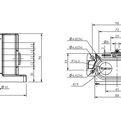 Блочный выключатель Balluff BNS 819-D05-R12-62-10