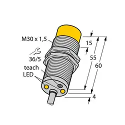 Индуктивный датчик TURCK DTNI20U-M30-AP4X2