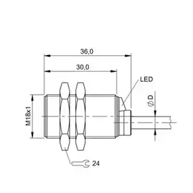 Индуктивный датчик Balluff BES 516-326-E4-C-05