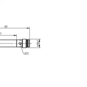 Индуктивный датчик расстояния Balluff BAW G06EF-UAC20B-S49G