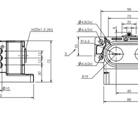Блочный выключатель Balluff BNS 813-D03-R12-62-22-03