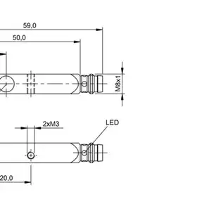 Индуктивный датчик Balluff BES Q08ZE-PSC20B-S49G