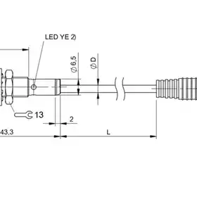 Оптический датчик Balluff BOS 08E-NS-KF20-00,2-S49