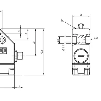Одиночный выключатель Balluff BNS 813-FR-60-186-S4R