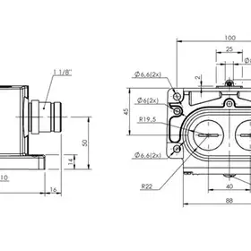 Блочный выключатель Balluff BNS 813-D03-R12-100-10-02-FD-S90R