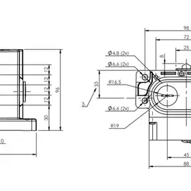 Блочный выключатель Balluff BNS 813-D05-D12-62-10-01-FD