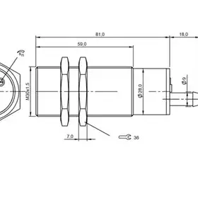 Емкостной датчик Balluff BCS M30KN2-UOT15G-AV02