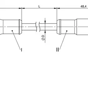 Соединительный кабель Balluff BCC S4B8-S4B8-3A-321-YX8825-006-C009