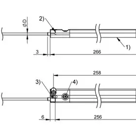 Датчик линейных перемещений Balluff BMP 01-ZLZPP21A-0256-00-P00,5-S4