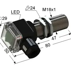 Индуктивный датчик Мега-К PS2-18M80-12N41-B