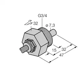 Датчик потока TURCK FCS-G3/4A4-NAEX/D100
