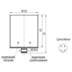 Индуктивный датчик ТЕКО ISB DC102A-31P-25-LZS4