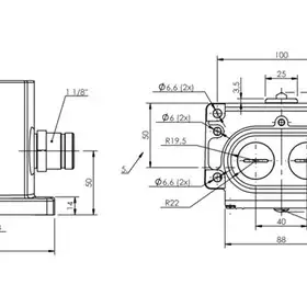 Блочный выключатель Balluff BNS 819-D05-E12-100-10-FD-S90R