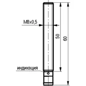 Индуктивный датчик ТЕКО ISB AC1B-32N-1,5-LS40