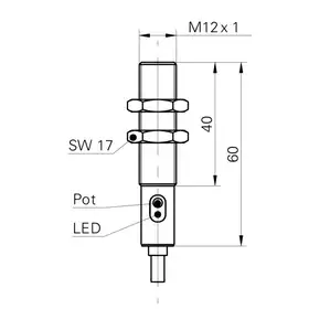 Емкостной датчик уровня Baumer CFAM 12N1600