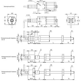 Магнитострикционные датчики линейных перемещений AMT Linear Position Sensor серии KD CANopen