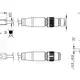 Магнитный датчик для цилиндра Balluff BMF 415KW-HAKKI-W-5-P0-S75-00,3