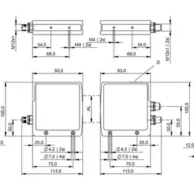 Световая завеса Balluff BLA 50A-001-S115