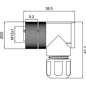 Разъем LANBAO QE12-N5G