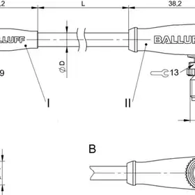 Соединительный кабель Balluff BCC M313-M423-3E-300-PX43T2-006