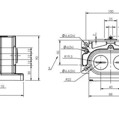 Блочный выключатель Balluff BNS 819-D04-R12-100-10