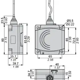 Индуктивный датчик Telemecanique XS8D1A1MBL2DIN