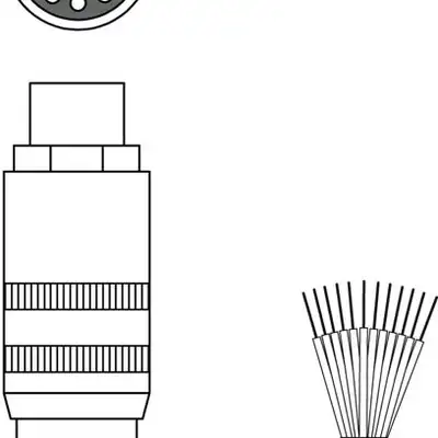 Разъем с кабелем Leuze Electronic CB-LDH-50000-12GF