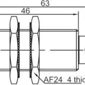 Индуктивный датчик LANBAO LR18XBF08DNOY-E2