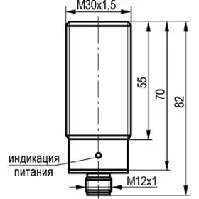 Индуктивный датчик расстояния ТЕКО ISAB AC82A-32P-10-PS4