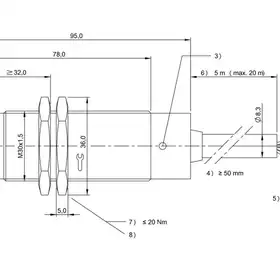 RFID головка чтения/записи Balluff BIS C-60R-001-08P-PU-10